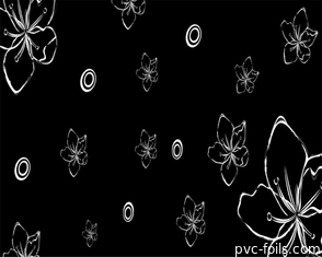 キッチンキャビネット ドア PVC フィルム 高光輝く真空膜フィルム