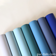 モノカラーPVC 装飾用ホイルロール キャビネット ドアの膜圧縮用