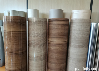 高光沢 PVC 家具 フィルム ロール 現代のキャビネット 表面