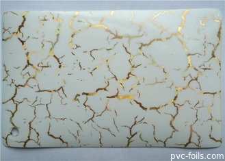 0.2 MM 0.1mm光沢度の高く白いポリ塩化ビニールの装飾的なフィルム パターンは印刷した