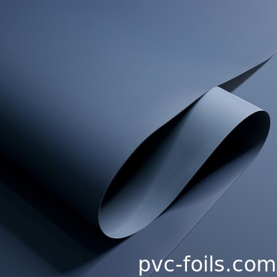 濃い青色PVC装飾フィルム 0.20mm厚さ 防水 無料指紋