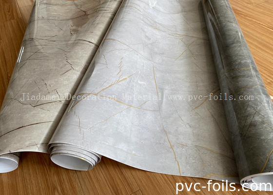 高光輝マーブル効果 PVC 装飾フィルム ROHS 認証製造