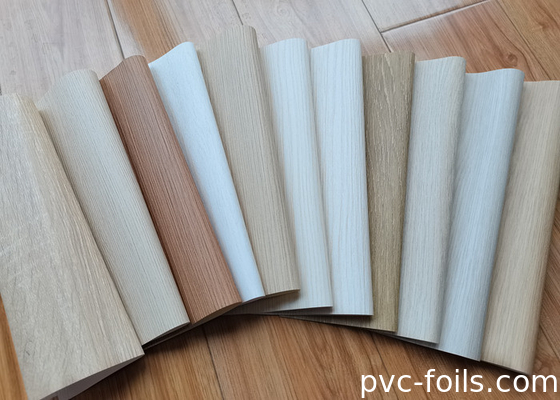 超マット木材の穀物PVCフィルム キャビネットと家具の装飾用