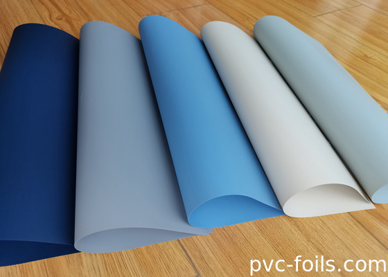 ブルー スーパーマット 固い色 自立 PVCフィルム DIY 家装用