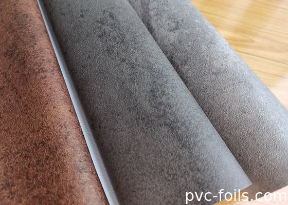 現代の灰色セメント質感 PVC 壁面のための装飾フィルム
