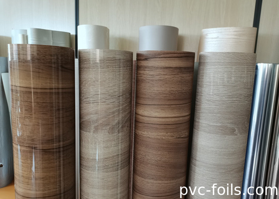 高光沢 PVC 家具 フィルム ロール 現代のキャビネット 表面