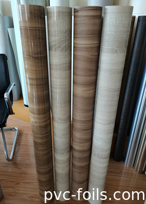 高光沢 PVC 家具 フィルム ロール キャビネット ドアの膜 プレッシング