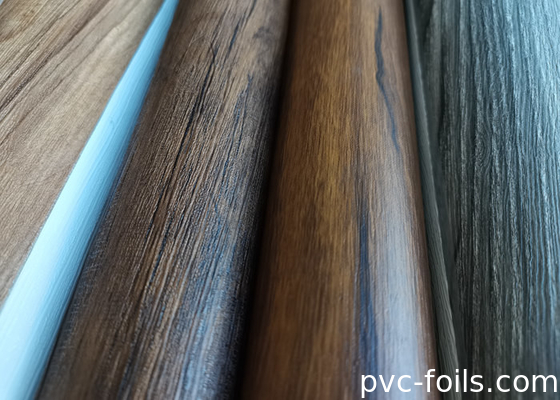 ウオールナッツ・ブラウン 木粒 PVC 装飾フィルム プラスチック窓辺