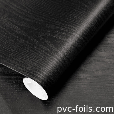 防水デジタル印刷 木粒 PVC 装飾フィルム 家具とキャビネットの装飾用