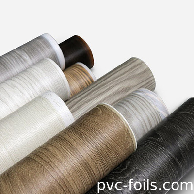 防水デジタル印刷 木粒 PVC 装飾フィルム 家具とキャビネットの装飾用