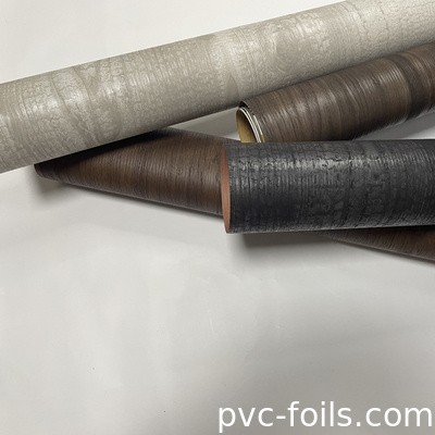 0.14mm 耐久性のあるPVC 木質 凸版フィルム 防水 装飾用ラミネートシート 家具 家具 家庭装飾