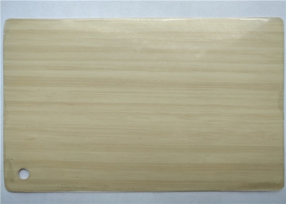 光沢度の高い木製の穀物ポリ塩化ビニールのビニールのキャビネット ドア0.30mm 0.50mm厚く